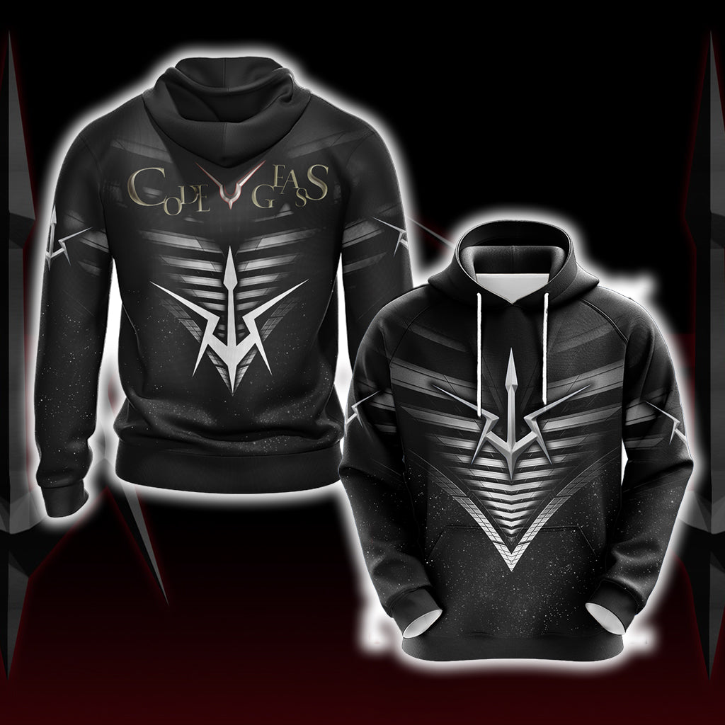 Code Geass - Black Knights Unisex 3D T-shirt Hoodie