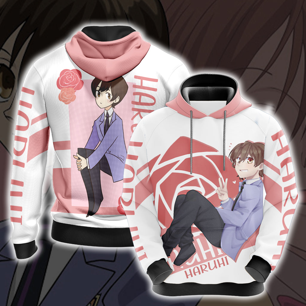 Ouran Highschool Host Club - Haruhi Unisex 3D T-shirt Hoodie