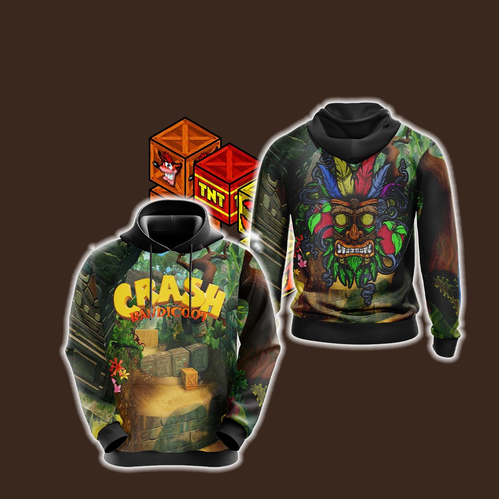 Crash Bandicoot New Style Unisex 3D T-shirt Hoodie