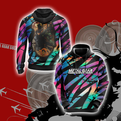 Metal Gear New Version Unisex 3D T-shirt Zip Hoodie