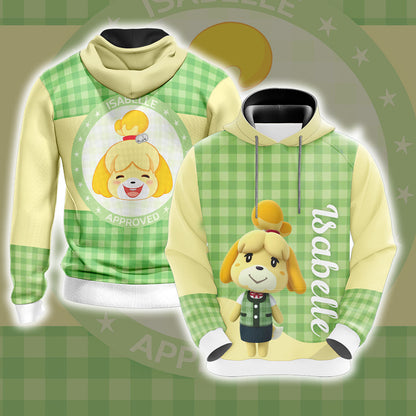 Animal Crossing Isabelle Unisex 3D T-shirt Hoodie