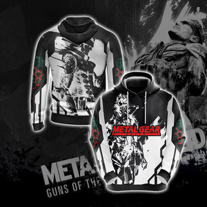 Metal Gear Solid New Look Unisex 3D T-shirt Hoodie S 