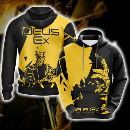 Deus Ex: Human Revolution Unisex 3D T-shirt Hoodie