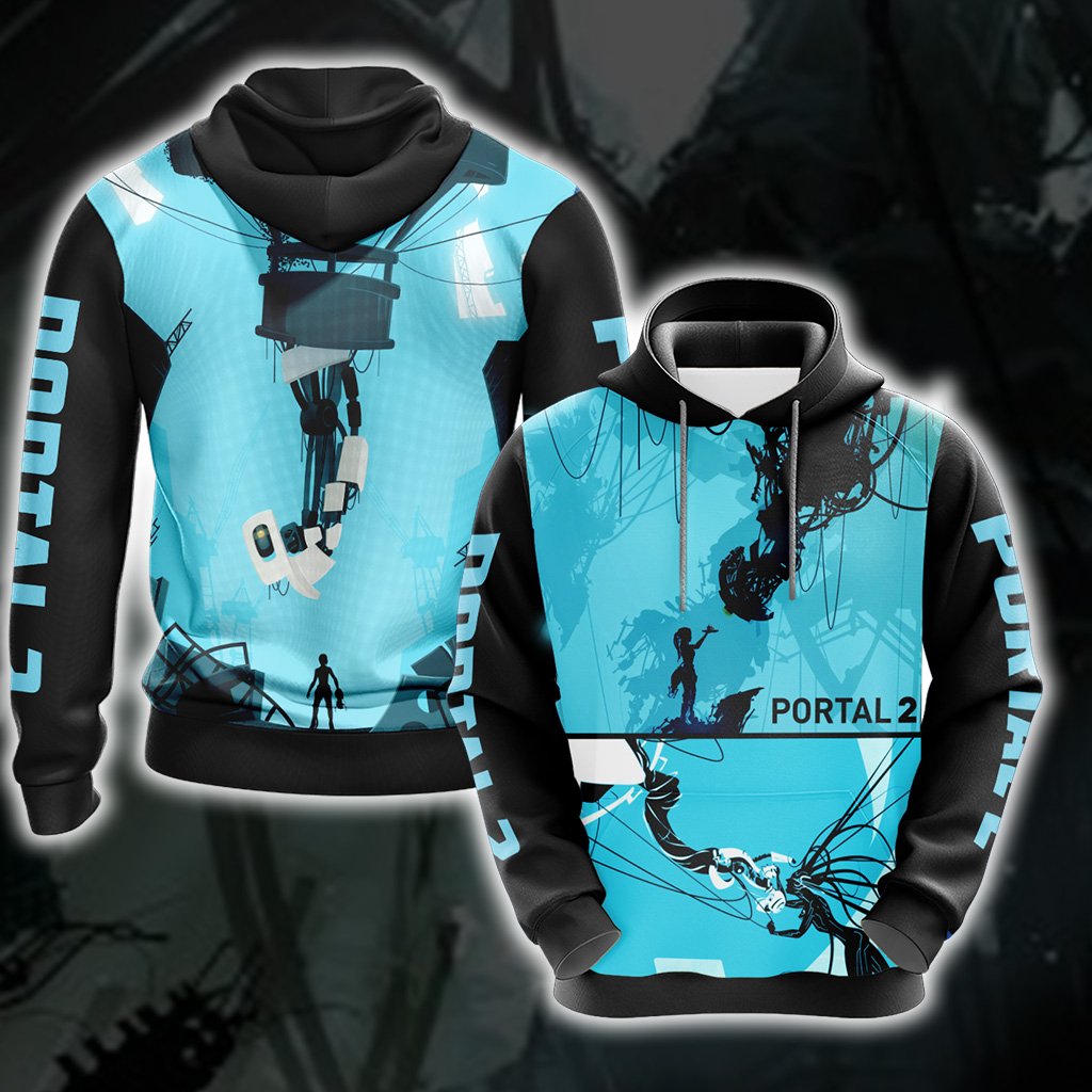 Portal 2 New Collection Unisex 3D T-shirt Hoodie