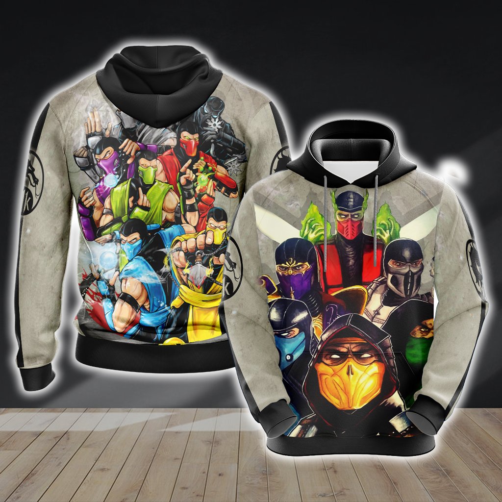 Mortal Kombat Ninja Unisex 3D T-shirt Hoodie