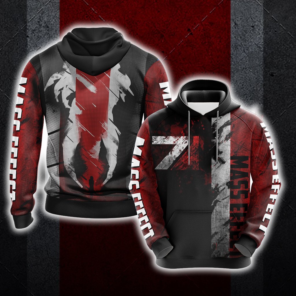 Mass Effect New Look Unisex 3D T-shirt Hoodie
