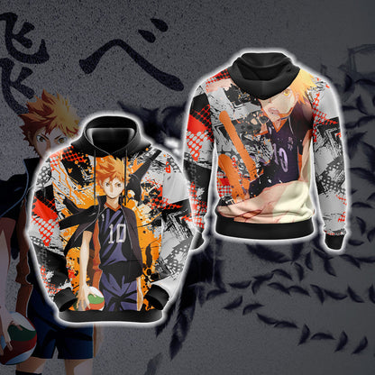 Hinata Shoyo Haikyuu Unisex 3D T-shirt Hoodie S 