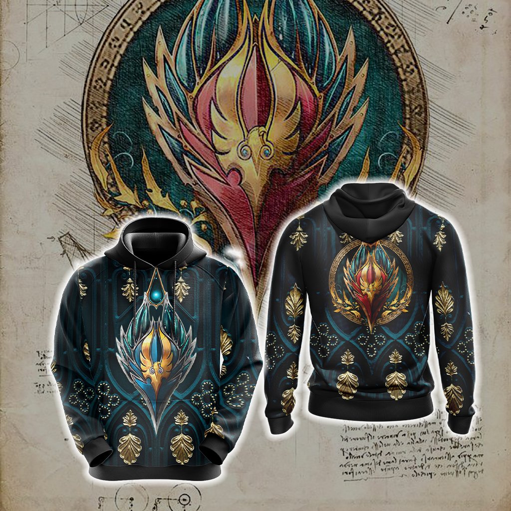 World Of Warcraft - Blood Elf Alliance Races Crest Unisex 3D T-shirt Hoodie