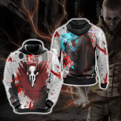 Infamous: Bad Karma Unisex 3D T-shirt Hoodie