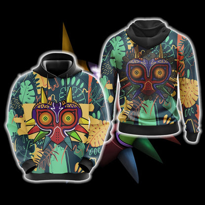 The Legend of Zelda - Majora's Mask Wood Unisex 3D T-shirt Hoodie