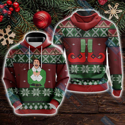 Elf (2003) Unisex 3D T-shirt Hoodie
