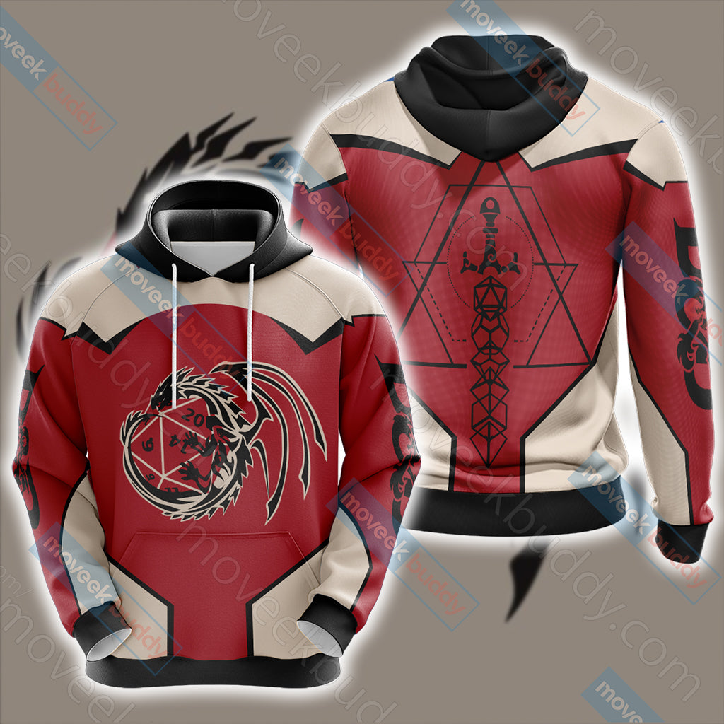 Dungeons And Dragons Unisex 3D T-shirt Hoodie