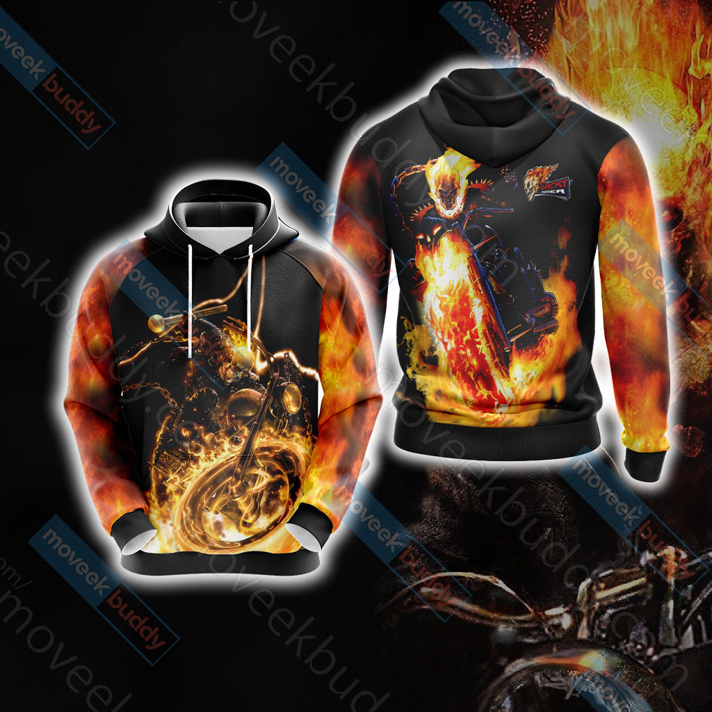 Ghost Rider Unisex 3D T-shirt Hoodie