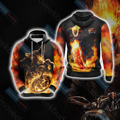 Ghost Rider Unisex 3D T-shirt Hoodie