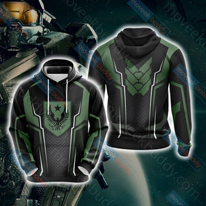 Spartan Master Chief Unisex 3D T-shirt Hoodie S 