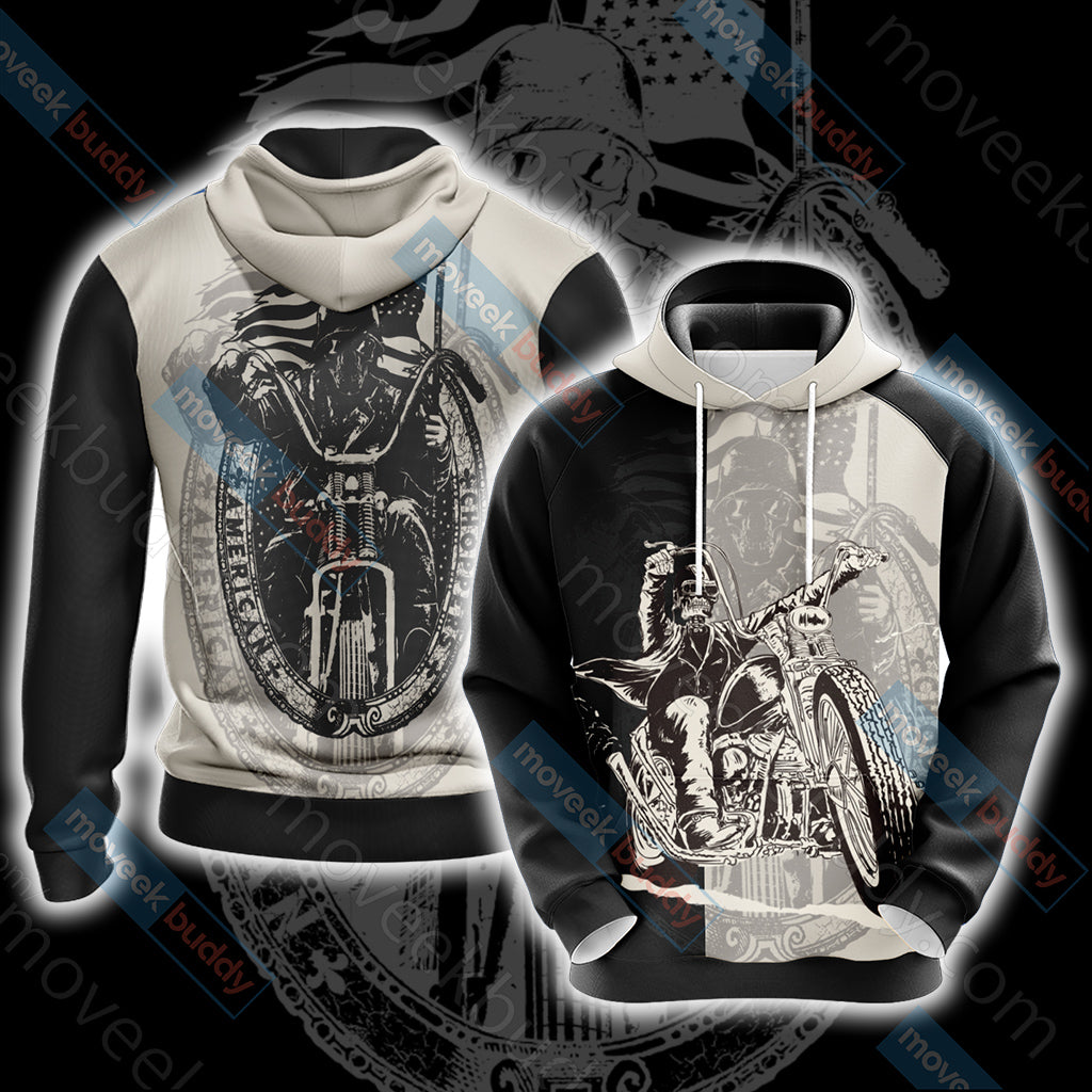 American Chopper Unisex 3D T-shirt Zip Hoodie