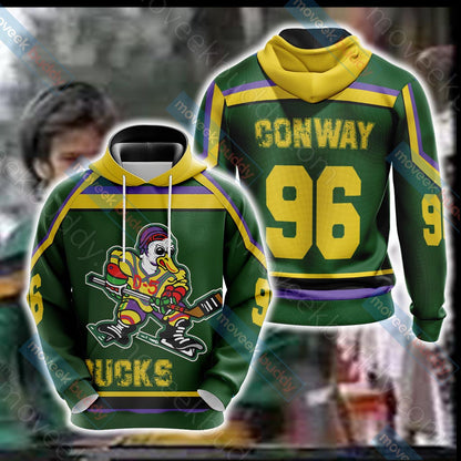 The Mighty Ducks Conway 96 Unisex 3D T-shirt Hoodie