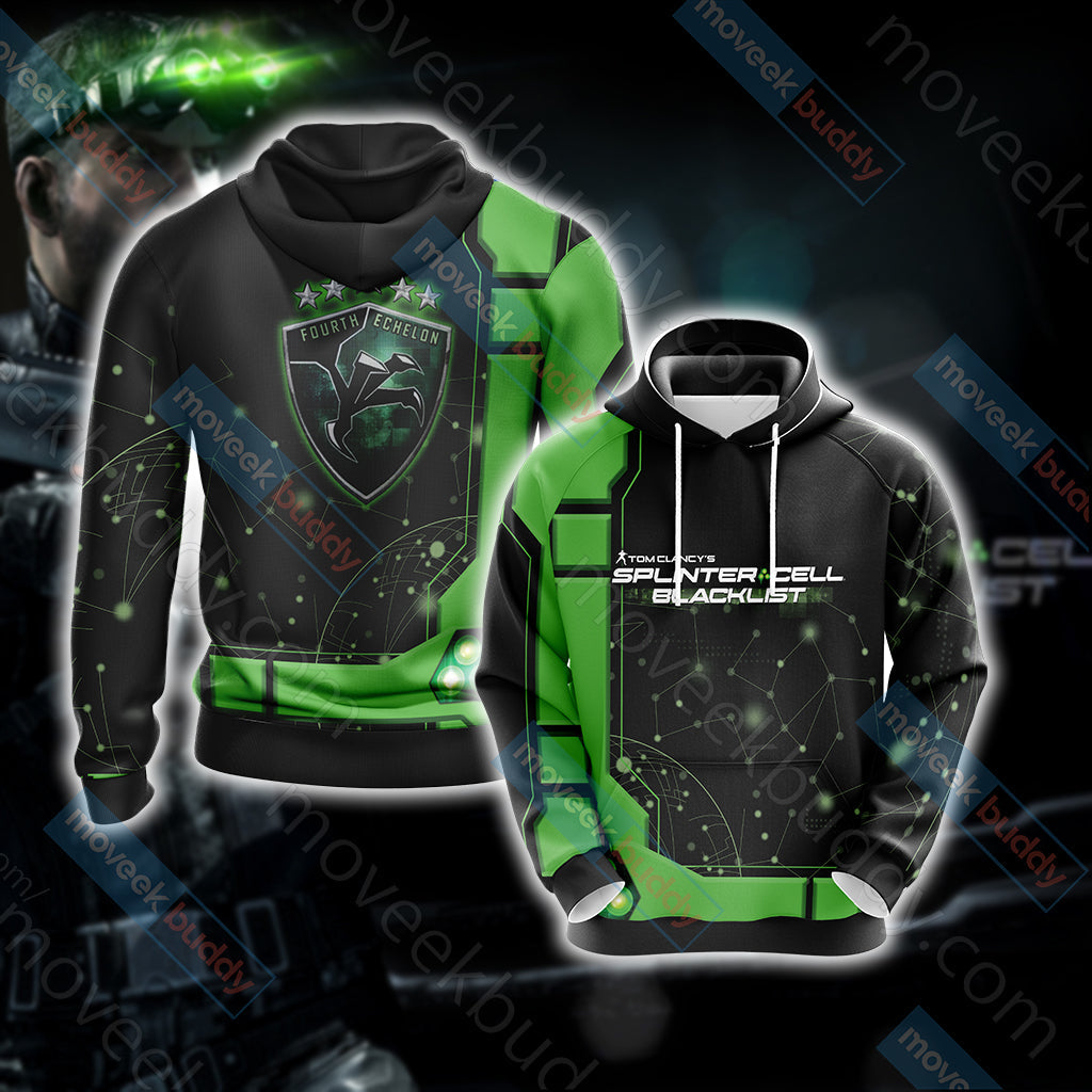 Tom Clancy's Splinter Cell Unisex 3D T-shirt Hoodie
