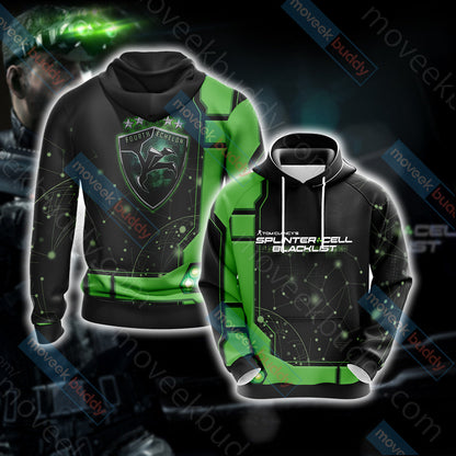Tom Clancy's Splinter Cell Unisex 3D T-shirt Hoodie