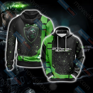 Tom Clancy's Splinter Cell Unisex 3D T-shirt Hoodie S 