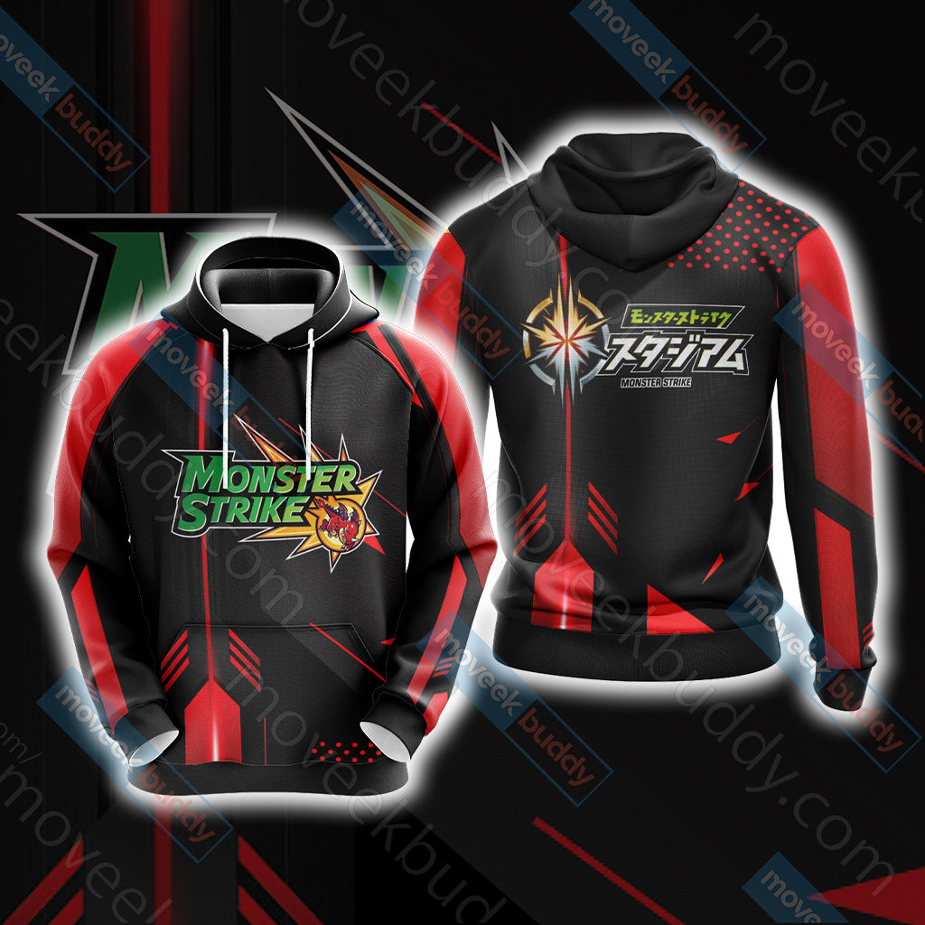Monster Strike Unisex 3D T-shirt Hoodie