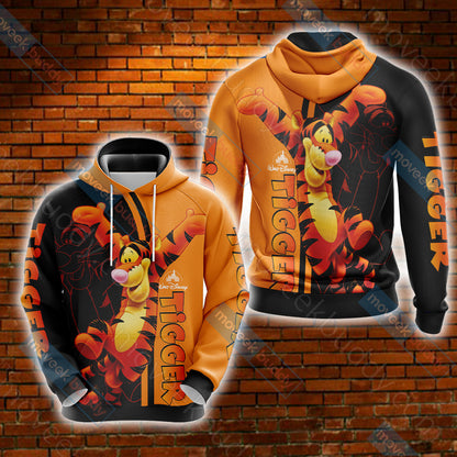 Winnie The Pooh - Tigger Unisex 3D Hoodie