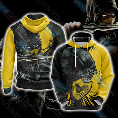 Mortal Kombat Scorpion Unisex 3D T-shirt Hoodie