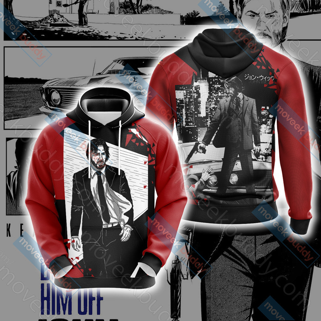 John Wick Unisex 3D T-shirt Hoodie