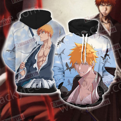 Bleach Kurosaki Ichigo Unisex 3D T-shirt Hoodie