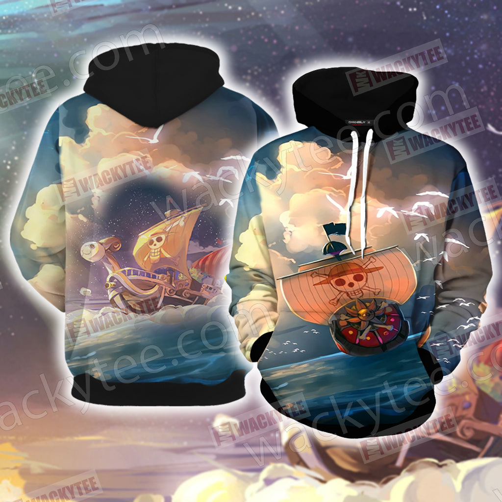 One Piece Going Merry Unisex 3D T-shirt Hoodie