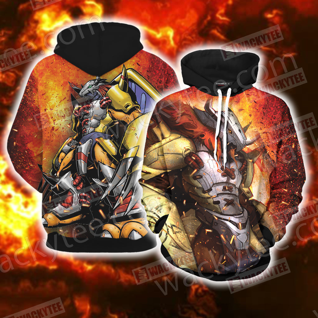 Digimon WarGreymon Unisex 3D T-shirt Hoodie