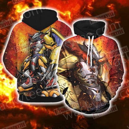 Digimon WarGreymon Unisex 3D T-shirt Hoodie