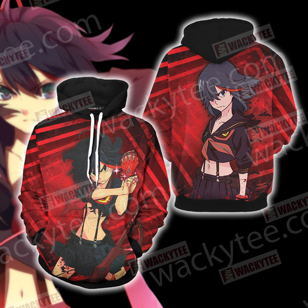 Kill La Kill Matoi Ryuko New Style Unisex 3D T-shirt Hoodie