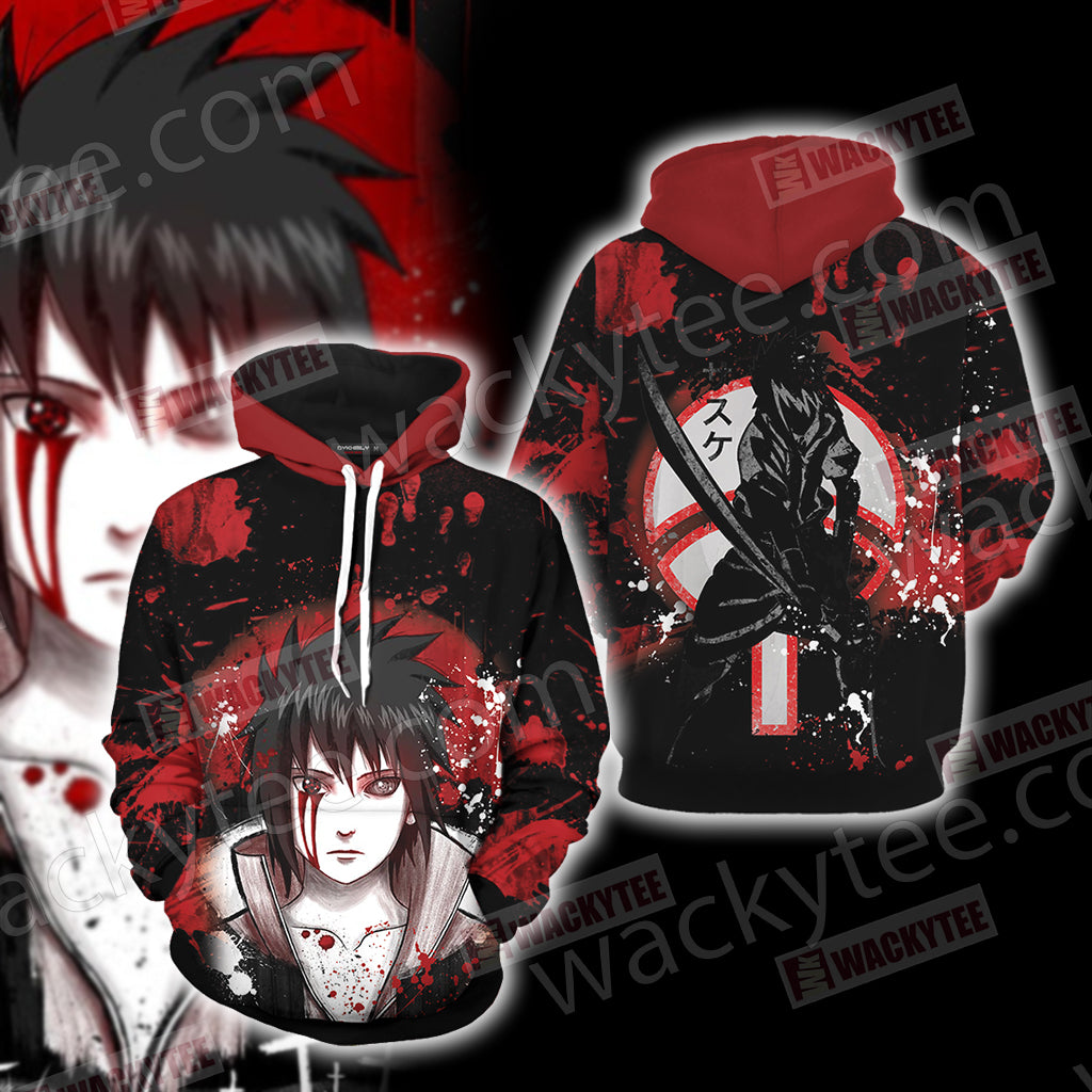 Naruto: Sasuke Unisex 3D T-shirt Hoodie