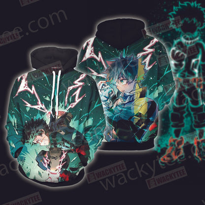 My Hero Academia Deku (Izuku Midoriya) Unisex 3D T-shirt Hoodie
