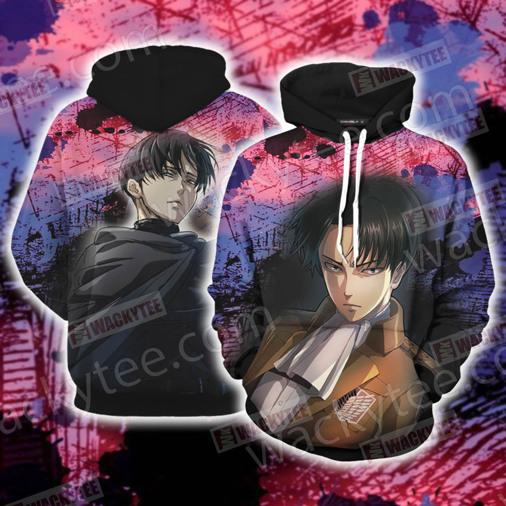Attack On Titan: Levi New Look Unisex 3D T-shirt Hoodie