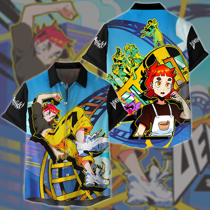 Denshattack Video Game All Over Printed T-shirt Tank Top Zip Hoodie Pullover Hoodie Hawaiian Shirt Beach Shorts Joggers