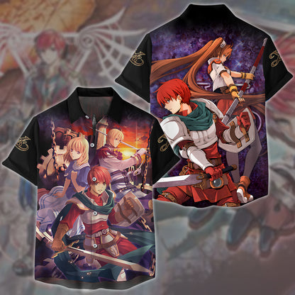 Ys Adol Christin Video Game All Over Printed T-shirt Tank Top Zip Hoodie Pullover Hoodie Hawaiian Shirt Beach Shorts Joggers