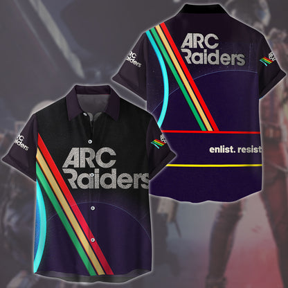 Arc Raiders Video Game All Over Printed T-shirt Tank Top Zip Hoodie Pullover Hoodie Hawaiian Shirt Beach Shorts Joggers