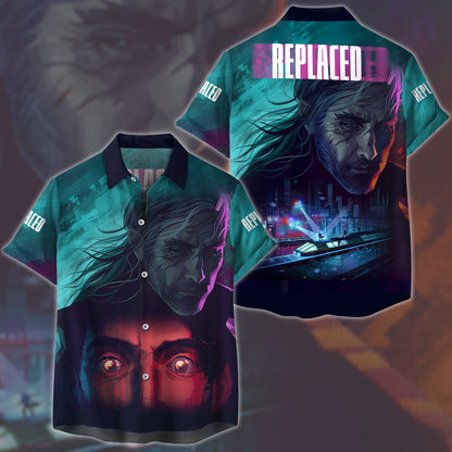 REPLACED Video Game All Over Printed T-shirt Tank Top Zip Hoodie Pullover Hoodie Hawaiian Shirt Beach Shorts Joggers