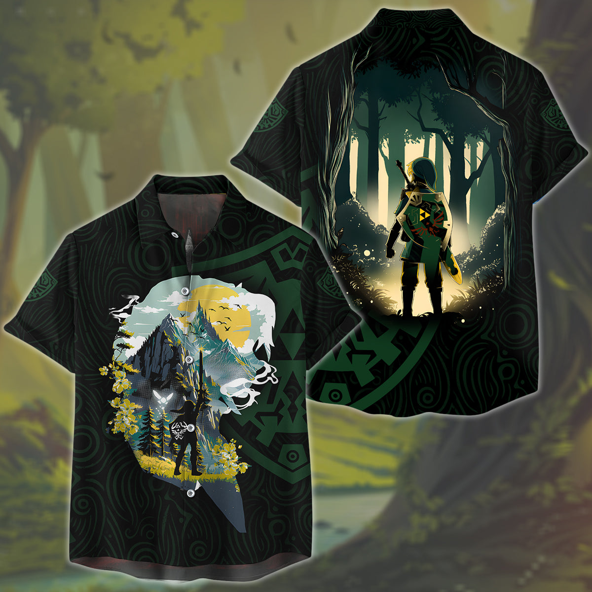 The Legend of Zelda Ballad Of The Hero Video Game All Over Printed T-shirt Tank Top Zip Hoodie Pullover Hoodie Hawaiian Shirt Beach Shorts Joggers