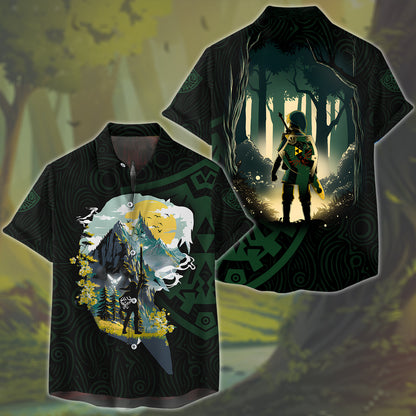 The Legend of Zelda Ballad Of The Hero Video Game All Over Printed T-shirt Tank Top Zip Hoodie Pullover Hoodie Hawaiian Shirt Beach Shorts Joggers
