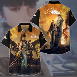 Stellar Blade Video Game All Over Printed T-shirt Tank Top Zip Hoodie Pullover Hoodie Hawaiian Shirt Beach Shorts Joggers Hawaiian Shirt S 