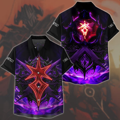 Final Fantasy Dark Knight Video Game All Over Printed T-shirt Tank Top Zip Hoodie Pullover Hoodie Hawaiian Shirt Beach Shorts Joggers Hawaiian Shirt