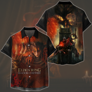 Elden Ring Shadow of the Erdtree Edition Video Game All Over Printed T-shirt Tank Top Zip Hoodie Pullover Hoodie Hawaiian Shirt Beach Shorts Joggers Hawaiian Shirt S 