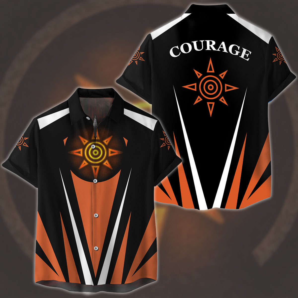 Digimon Crest Of Courage Video Game All Over Printed T-shirt Tank Top Zip Hoodie Pullover Hoodie Hawaiian Shirt Beach Shorts Joggers Hawaiian Shirt