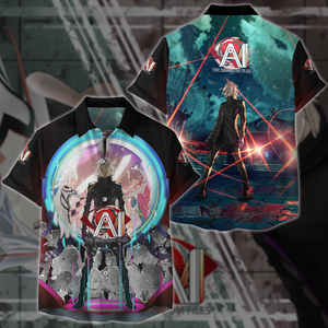 AI: The Somnium Files Video Game All Over Printed T-shirt Tank Top Zip Hoodie Pullover Hoodie Hawaiian Shirt Beach Shorts Joggers Hawaiian Shirt S 