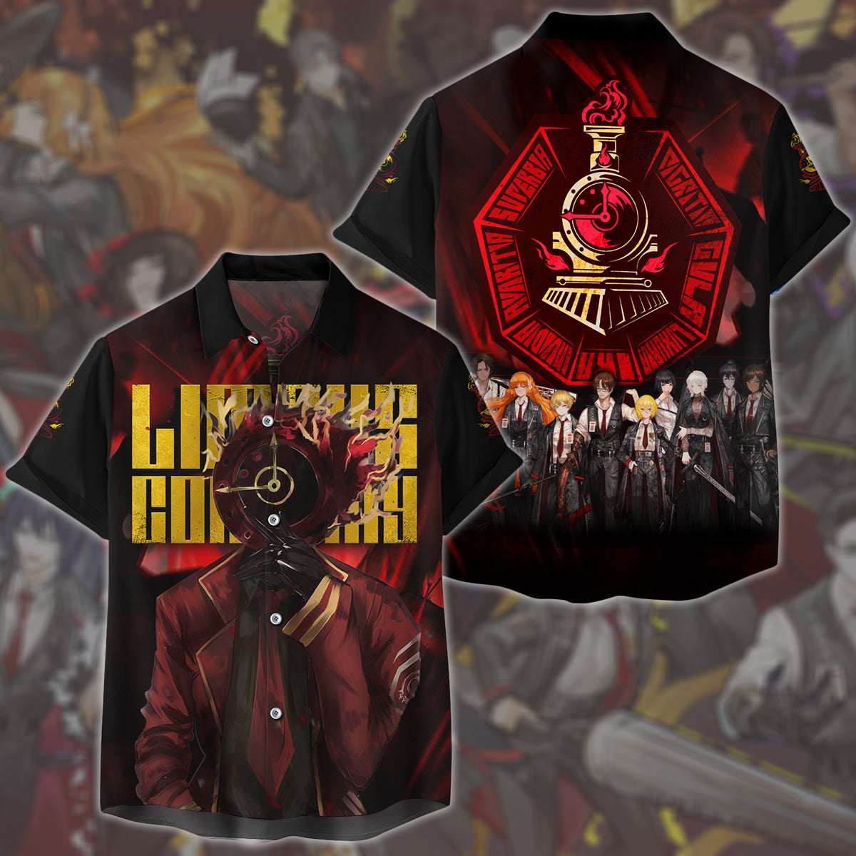 Limbus Company Video Game All Over Printed T-shirt Tank Top Zip Hoodie Pullover Hoodie Hawaiian Shirt Beach Shorts Joggers Hawaiian Shirt