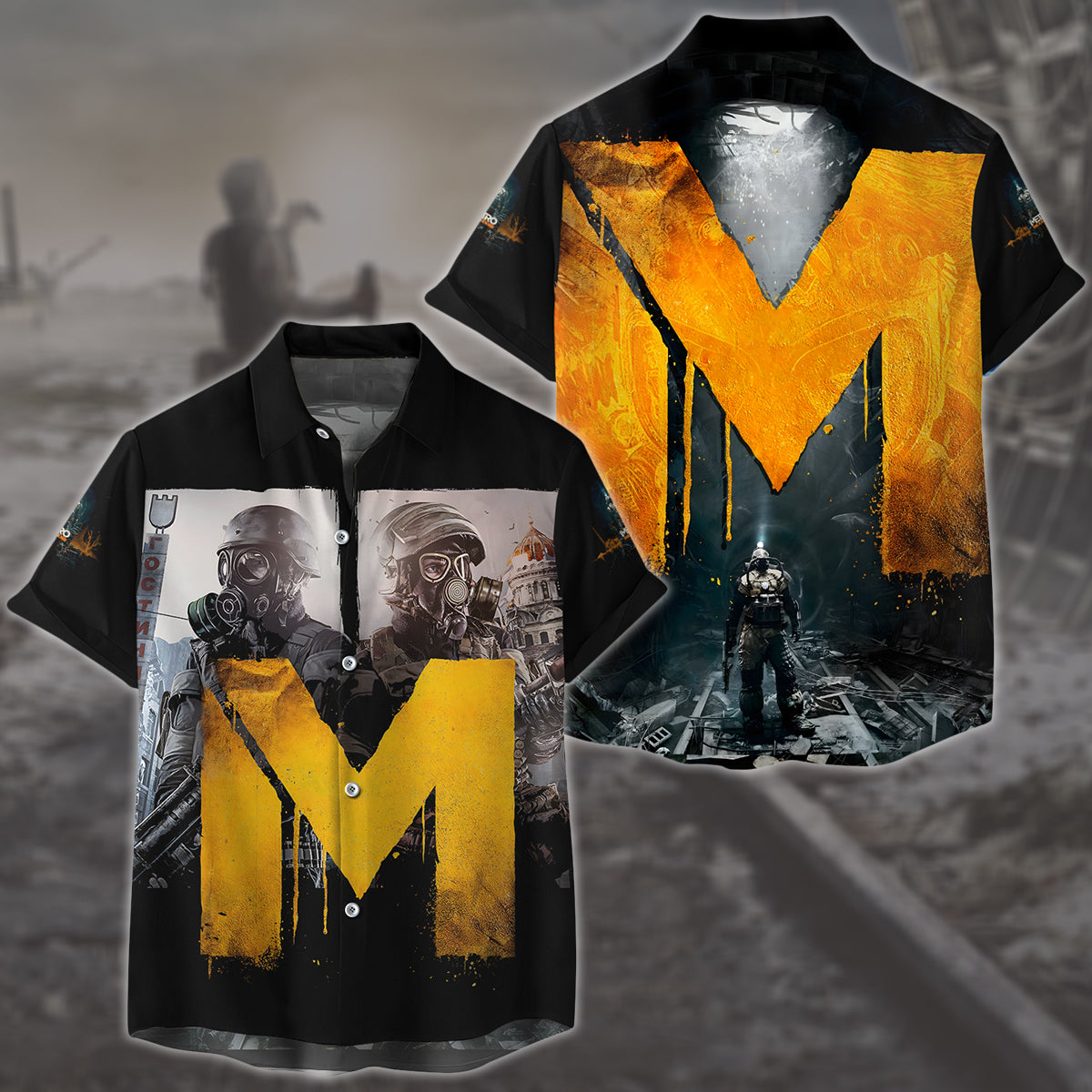 Metro: Last Light Redux Video Game All Over Printed T-shirt Tank Top Zip Hoodie Pullover Hoodie Hawaiian Shirt Beach Shorts Joggers