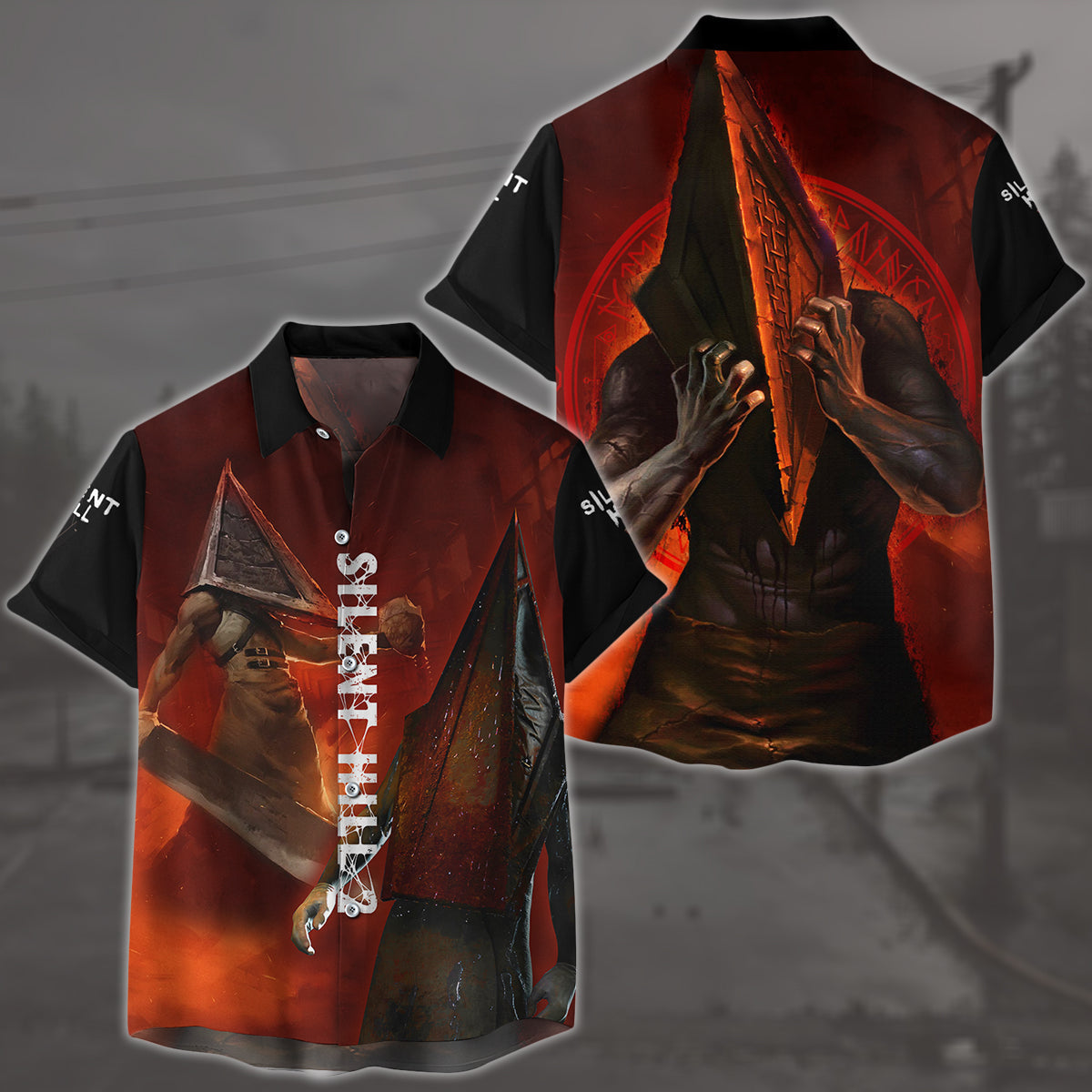 Silent Hill 2 Video Game All Over Printed T-shirt Tank Top Zip Hoodie Pullover Hoodie Hawaiian Shirt Beach Shorts Joggers Hawaiian Shirt